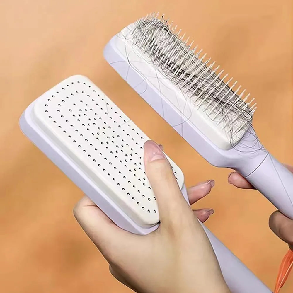 Vibe Geeks Anti-Static Massage Comb Scalable Rotate Lifting