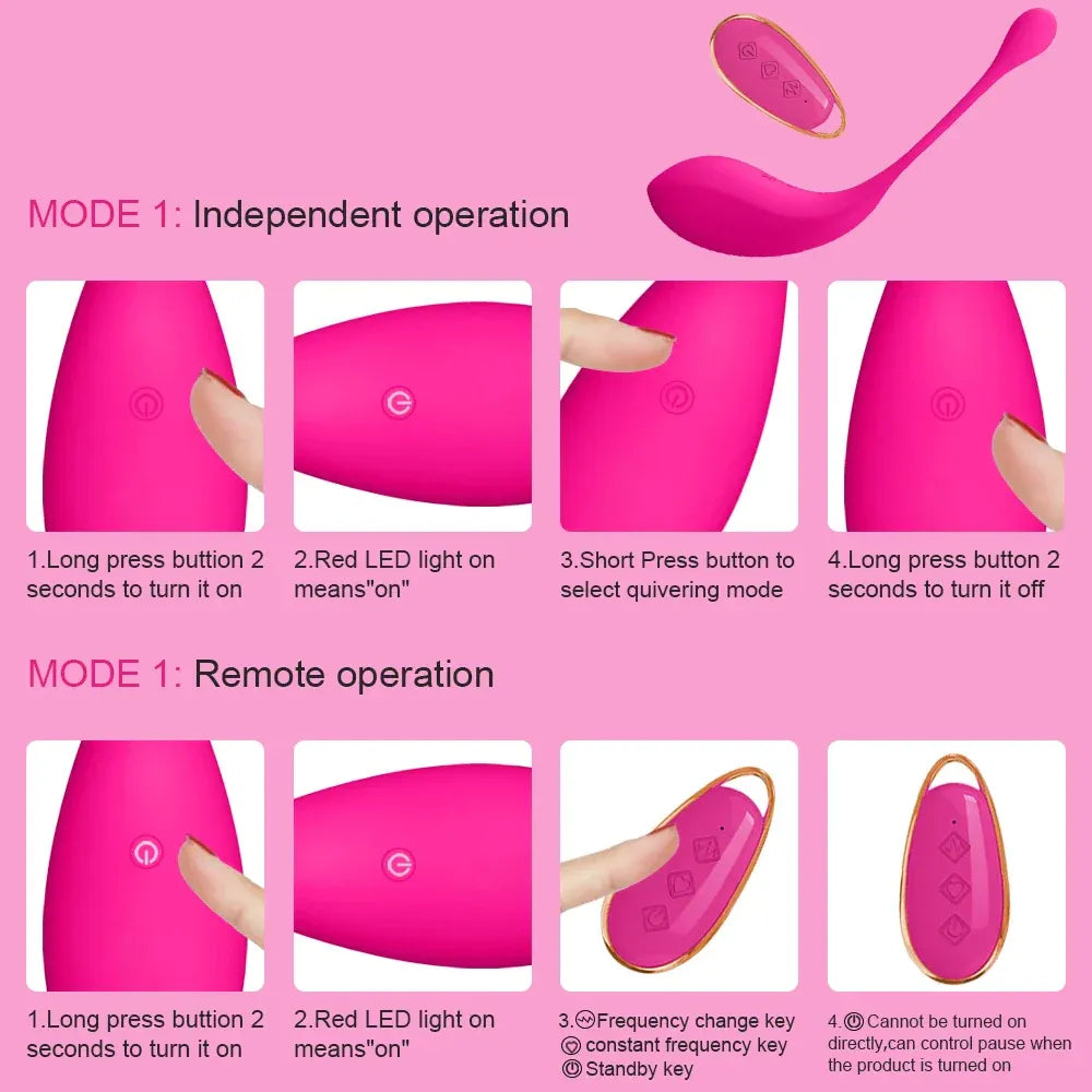 Vibrating Egg Clitoris Stimulator for Women