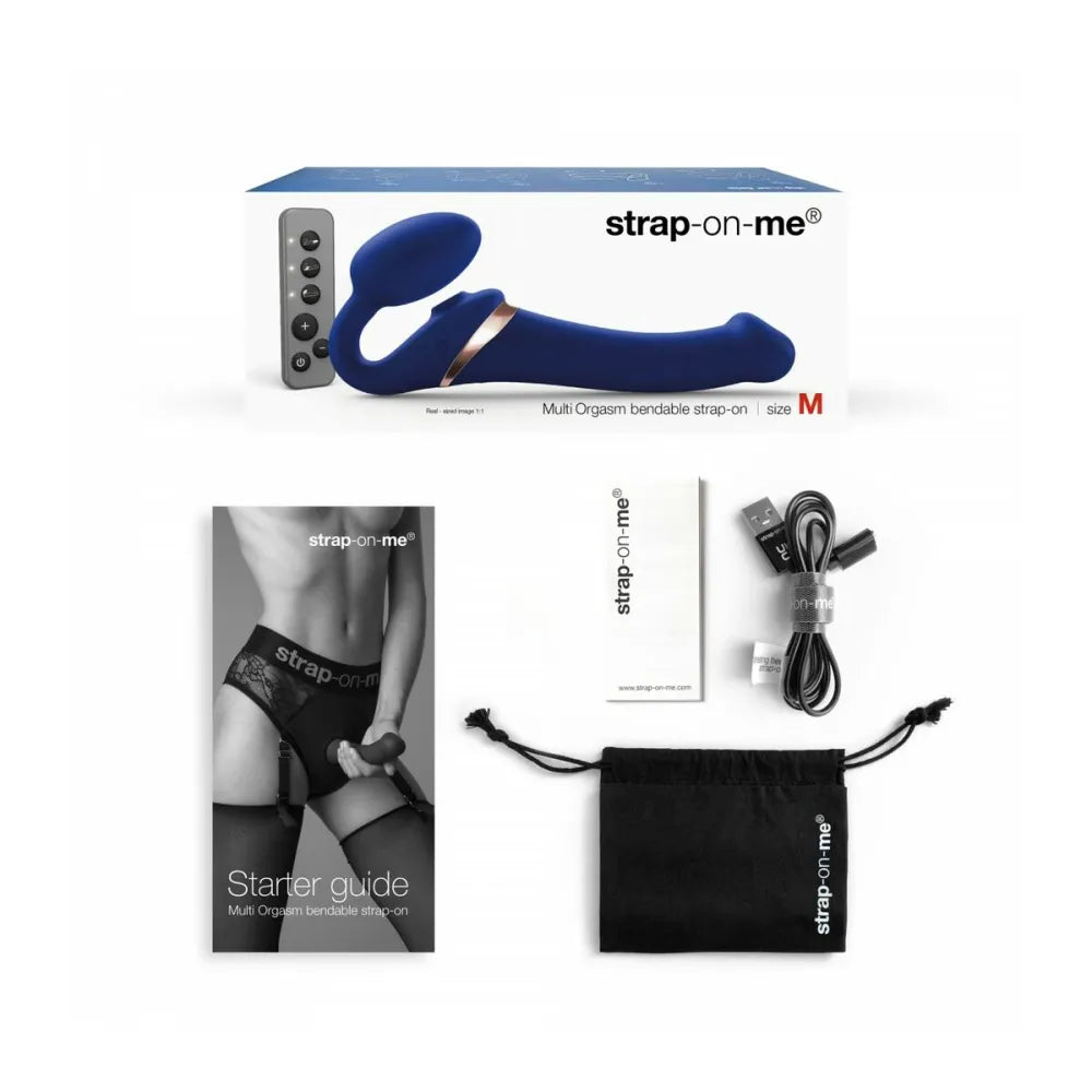Vibrator By StrapOnMe 6017401 Blue L