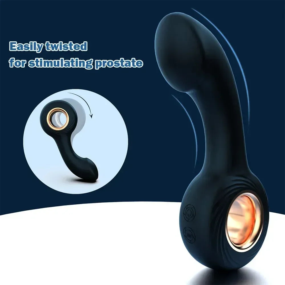 Waterproof Male Prostate Massager Vibrating Anal Plug