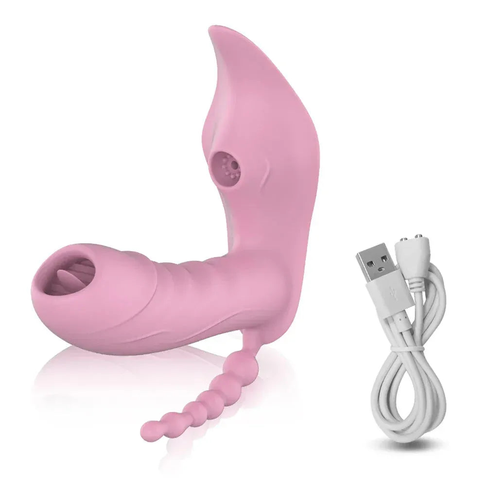 Wireless Heating Dildo Vibrator for Couples