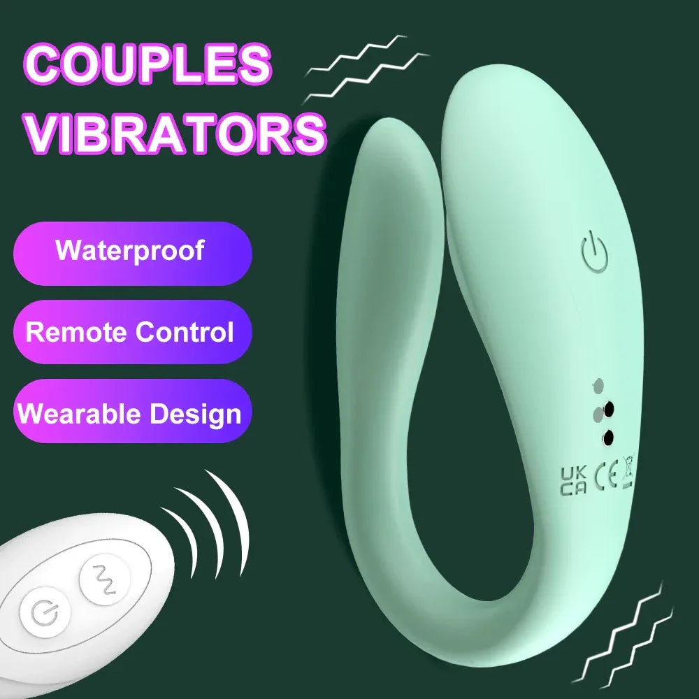 Wireless Wearable Dual Vibrator For Couples